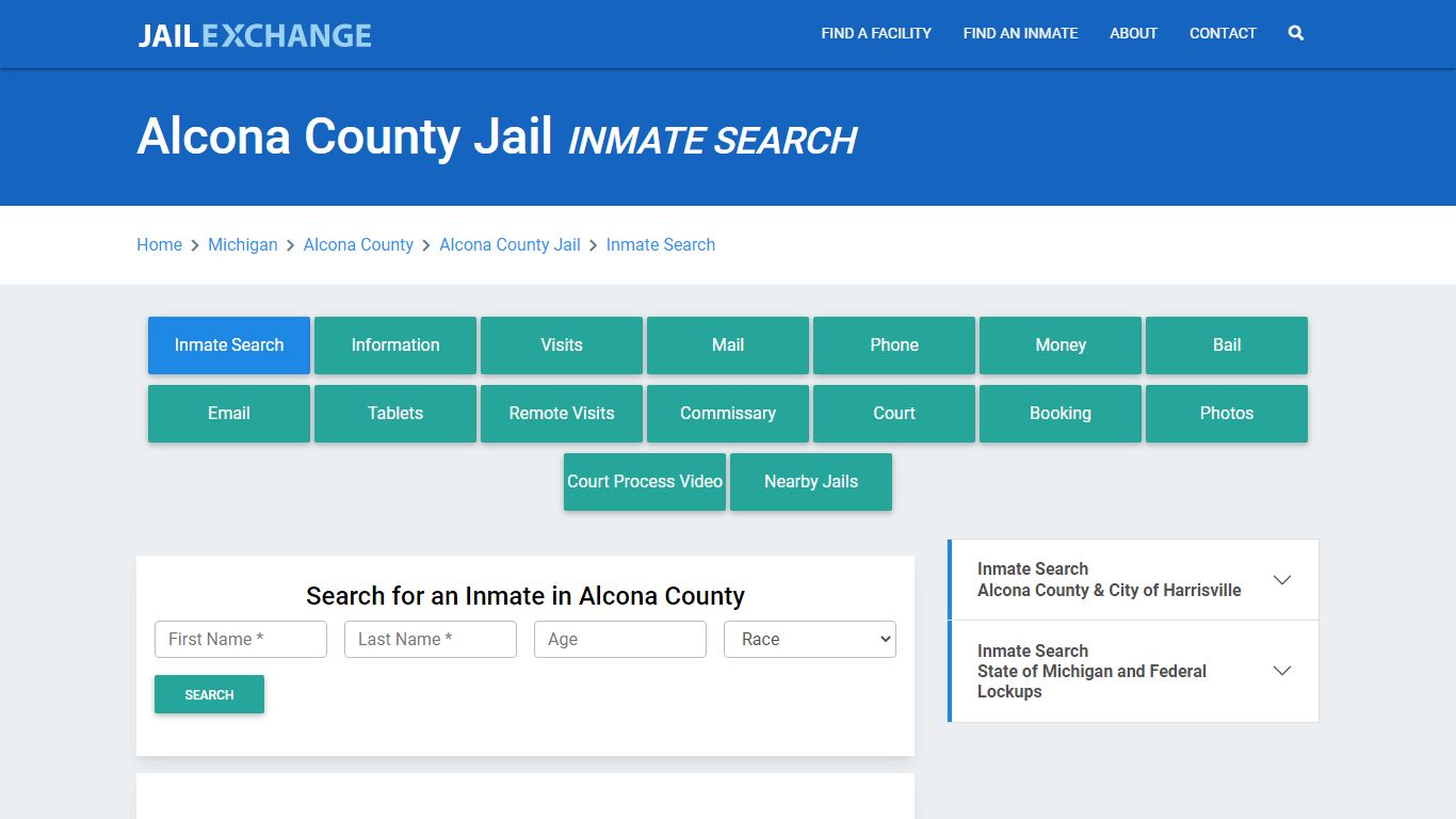 Alcona County Jail, MI Inmate Search: Roster & Mugshots